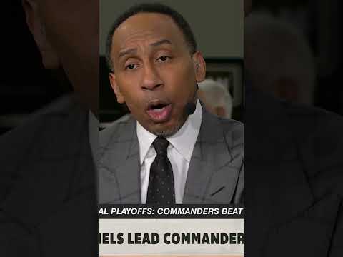 Stephen A. says Jayden Daniels could lead the Commanders to a SB win 👀