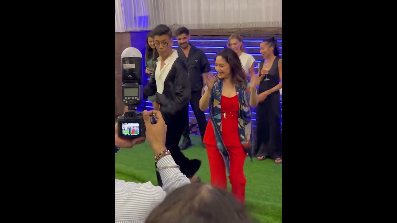 Karan Johar & Madhuri Dixit Share a Dance at Shabana Azmi's Birthday Celebration 🎉