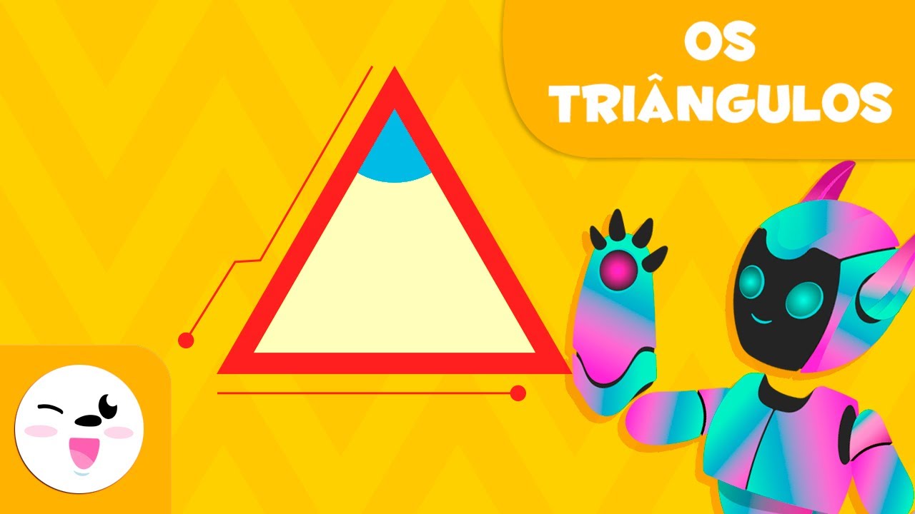 Os triângulos para crianças - Equilátero, isósceles, escaleno, acutângulo, retângulo e obtusângulo