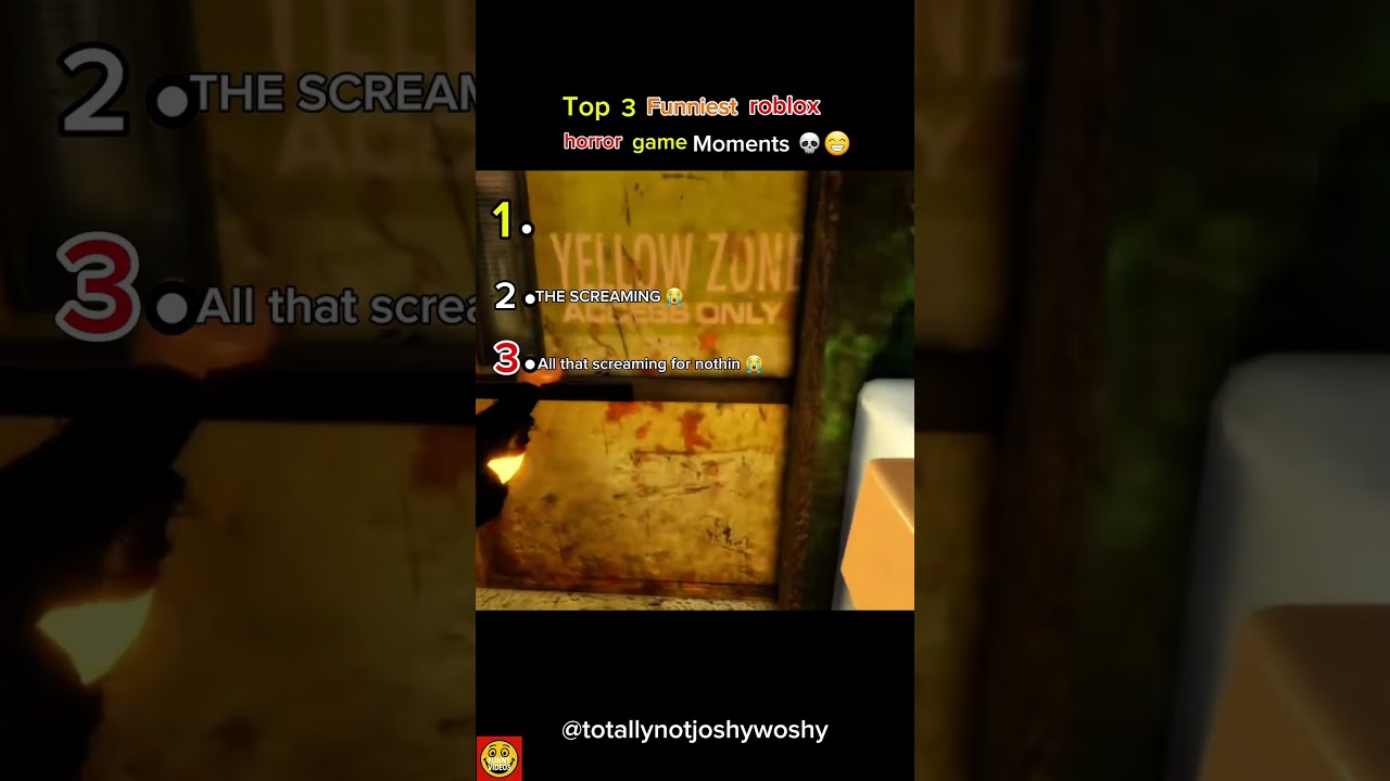 Top 3 Funniest Roblox Horror Moments 😂