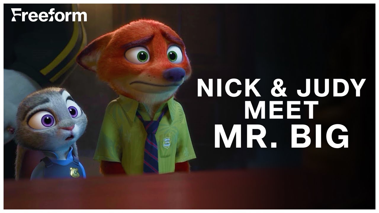 Nick & Judy Meet Mr. Big in Zootopia 🐾
