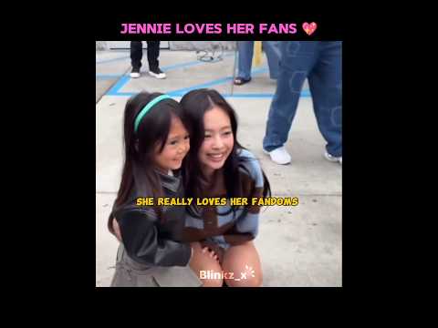 JENNIE loves her fans 💖#jennie #blackpink #shorts #youtubeshorts #jisoo #lisa #rose #shortsforyou