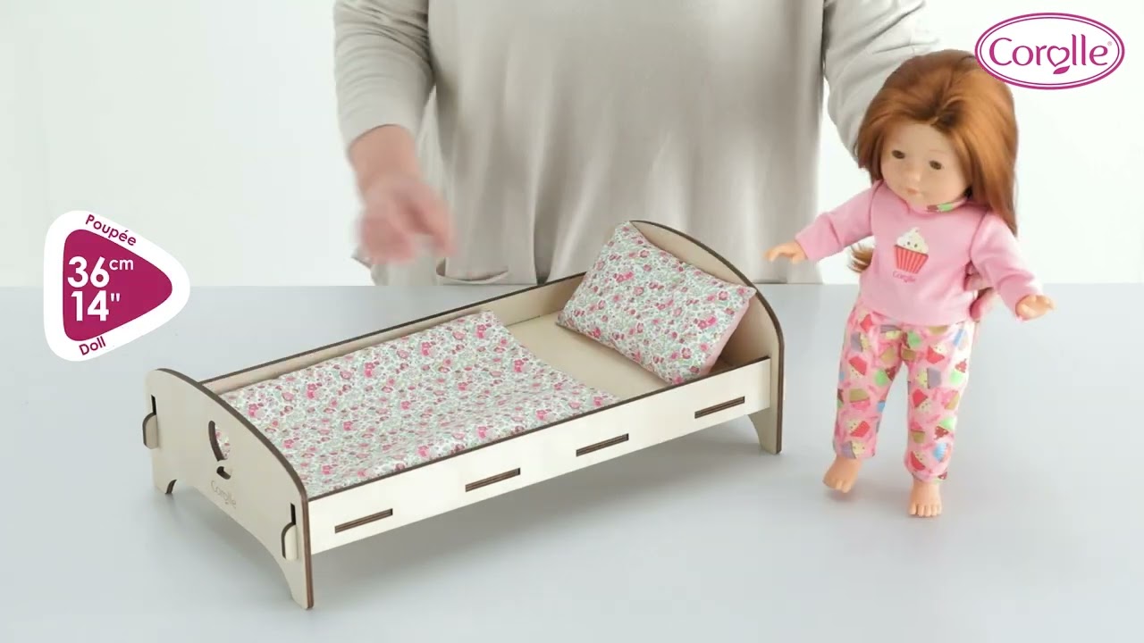 Tailles de poupées pour lit en bois Corolle 🛌