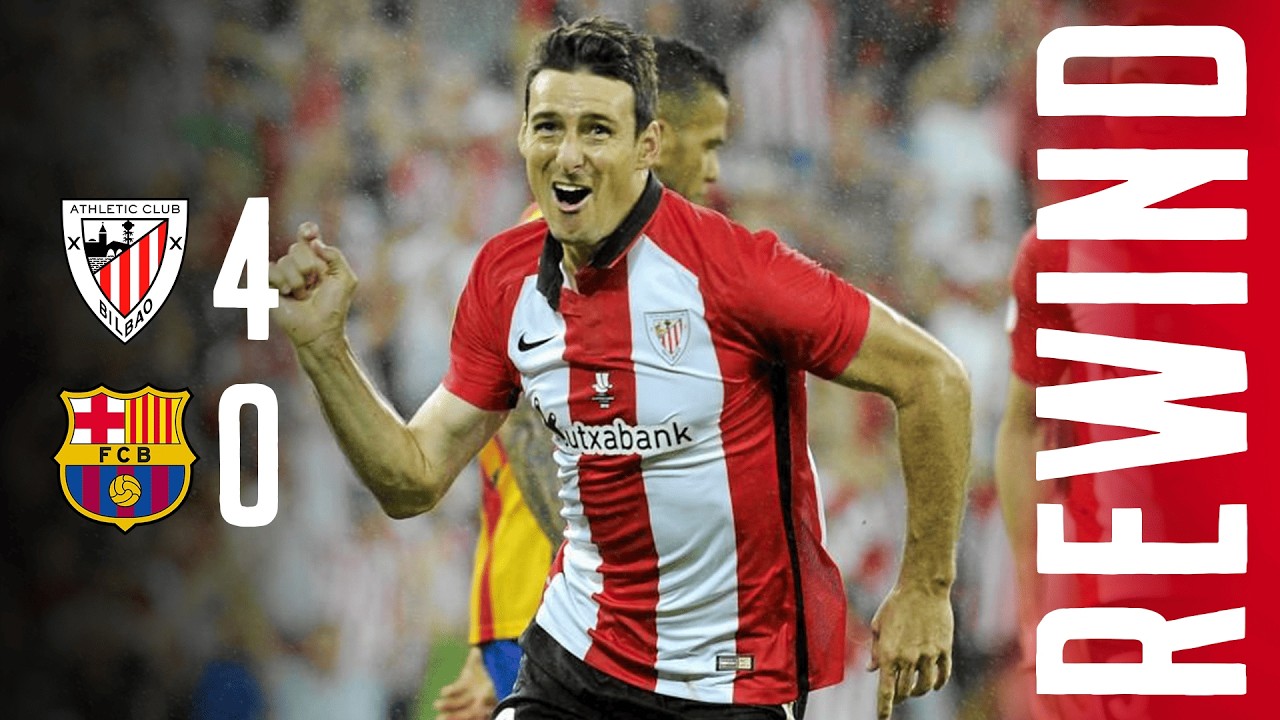 Athletic Club 4-0 FC Barcelona | Aduriz's Hat-Trick 🏆