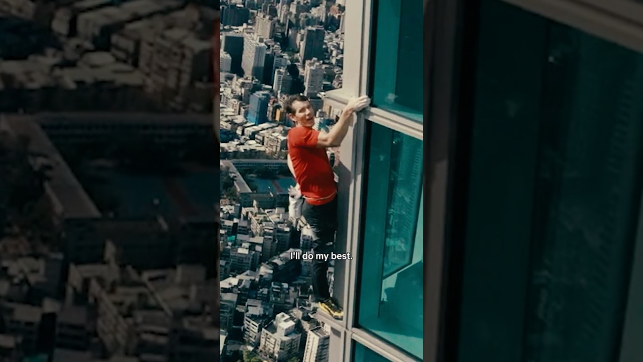 Alex Honnold Solo Climbing Taipei 101 🧗‍♂️