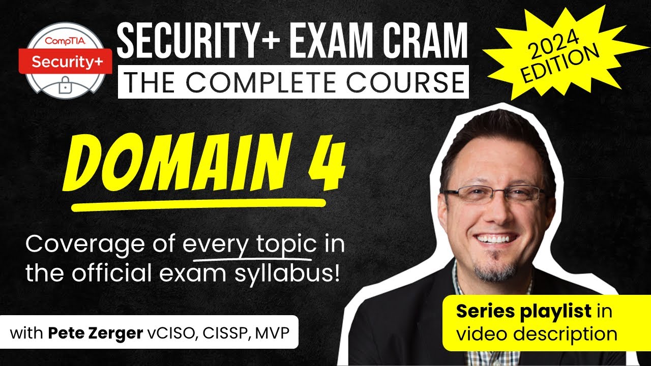 Master DOMAIN 4 of CompTIA Security+ SY0-701 with Complete Exam Prep π‘οΈ