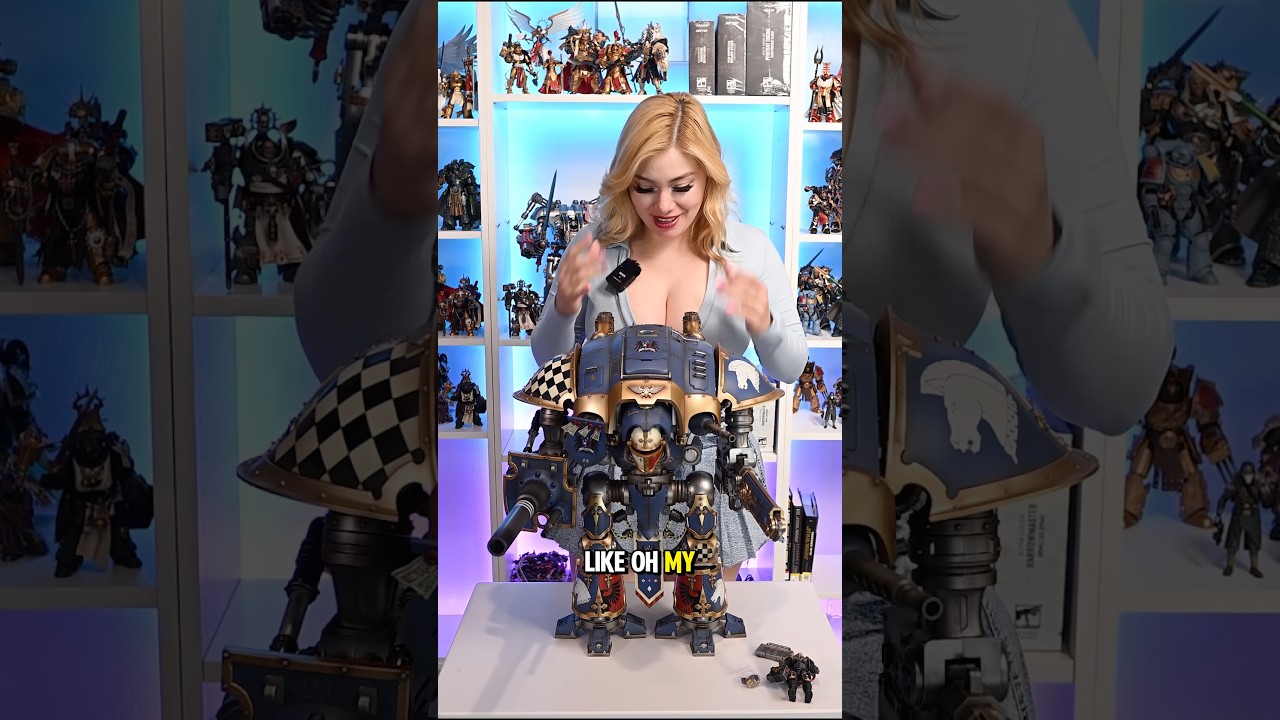 Knight Arrives! 🛡️ #Warhammer #JoyToy