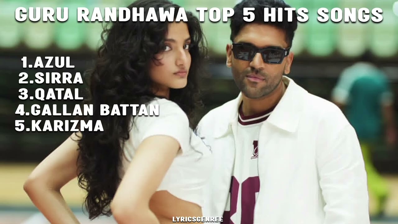 Guru Randhawa's Top 5 Hit Songs 🎶