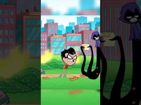 How Robin Recruits Raven #teentitansgo #reels #funny #dc #robin #shorts #reels