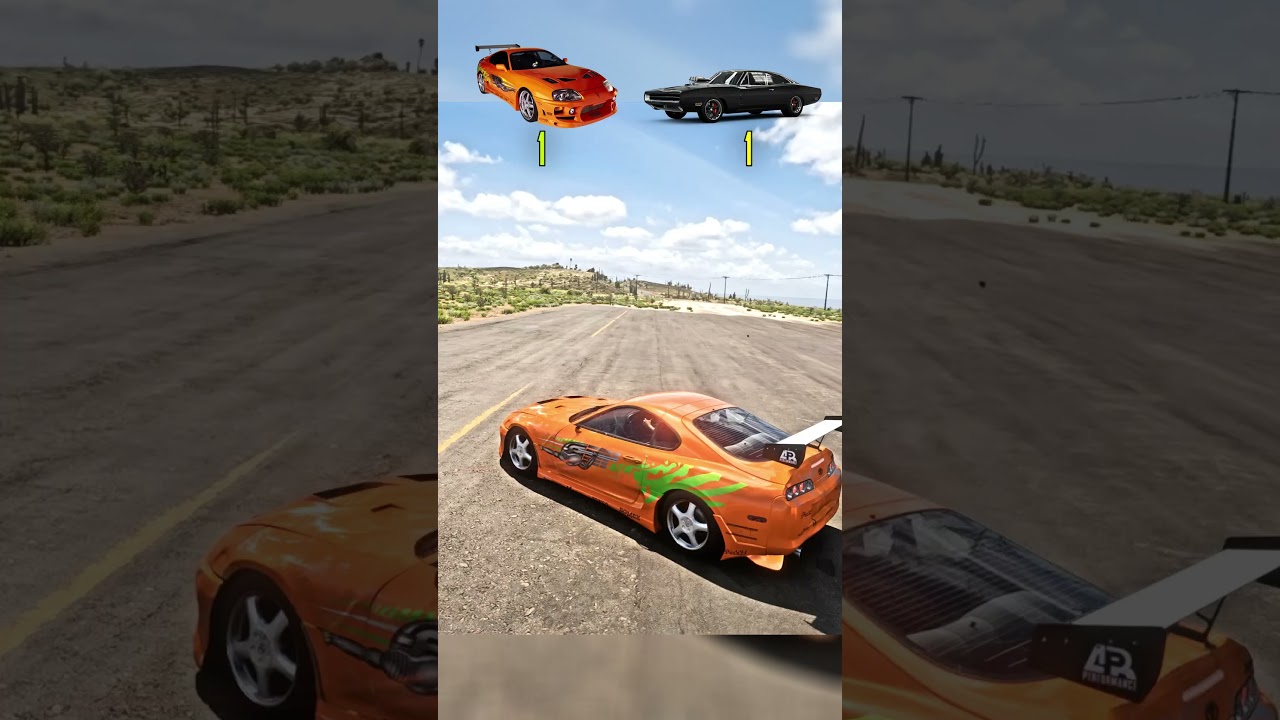 Toyota Supra MK4 vs Dodge Charger RT ๐