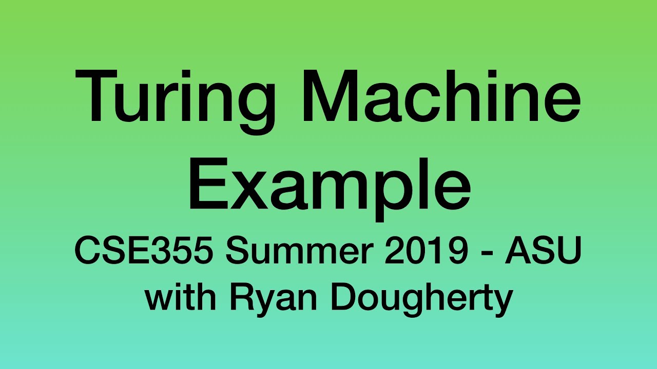 TM for Powers of 2 | CSE355 Intro to Theoretical CS (Part 1)