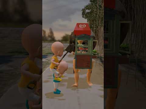 Tantangan Upin ipin vs Anomali Gerobak Bakso, Anomali Eskrim Walls, Hamood Habibi‼️😱