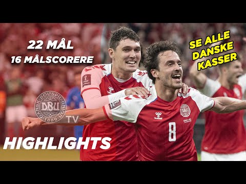 Vild VM-kval: 22 mål ✔️ 16 forskellige målscorere ✔️ Se alle danske kasser her ⚡