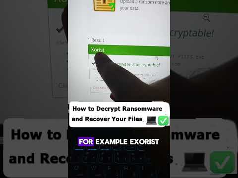 How To Decrypt Ransomware And Recover Your Files #Ransomware #Windows"