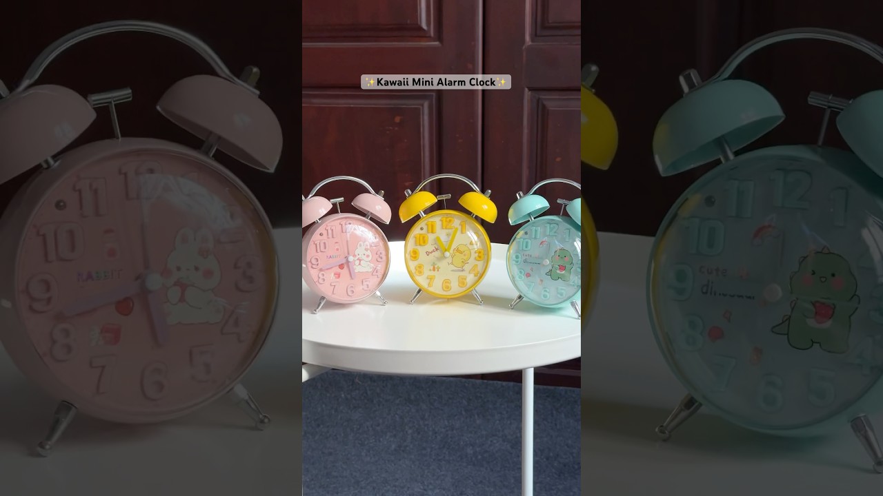 Charming Kawaii Alarm Clocks to Brighten Your Mornings 🌷