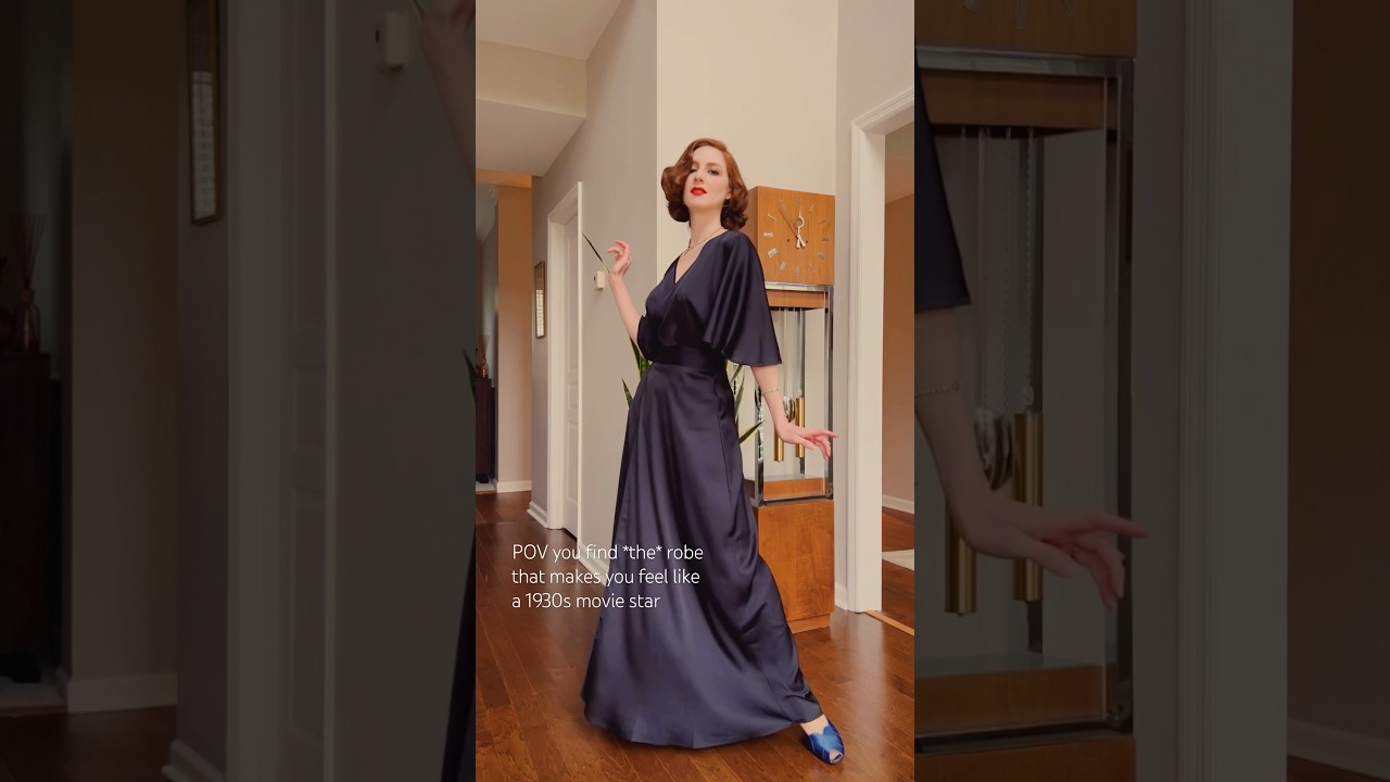 Elegant 1930s-Style Robe from @whatkatiedid
