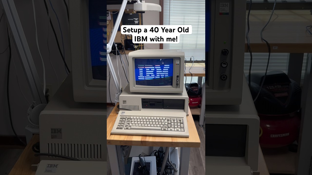 Restoring a 40-Year-Old IBM PC XT 🖥️ | Retro Tech Setup & Showcase