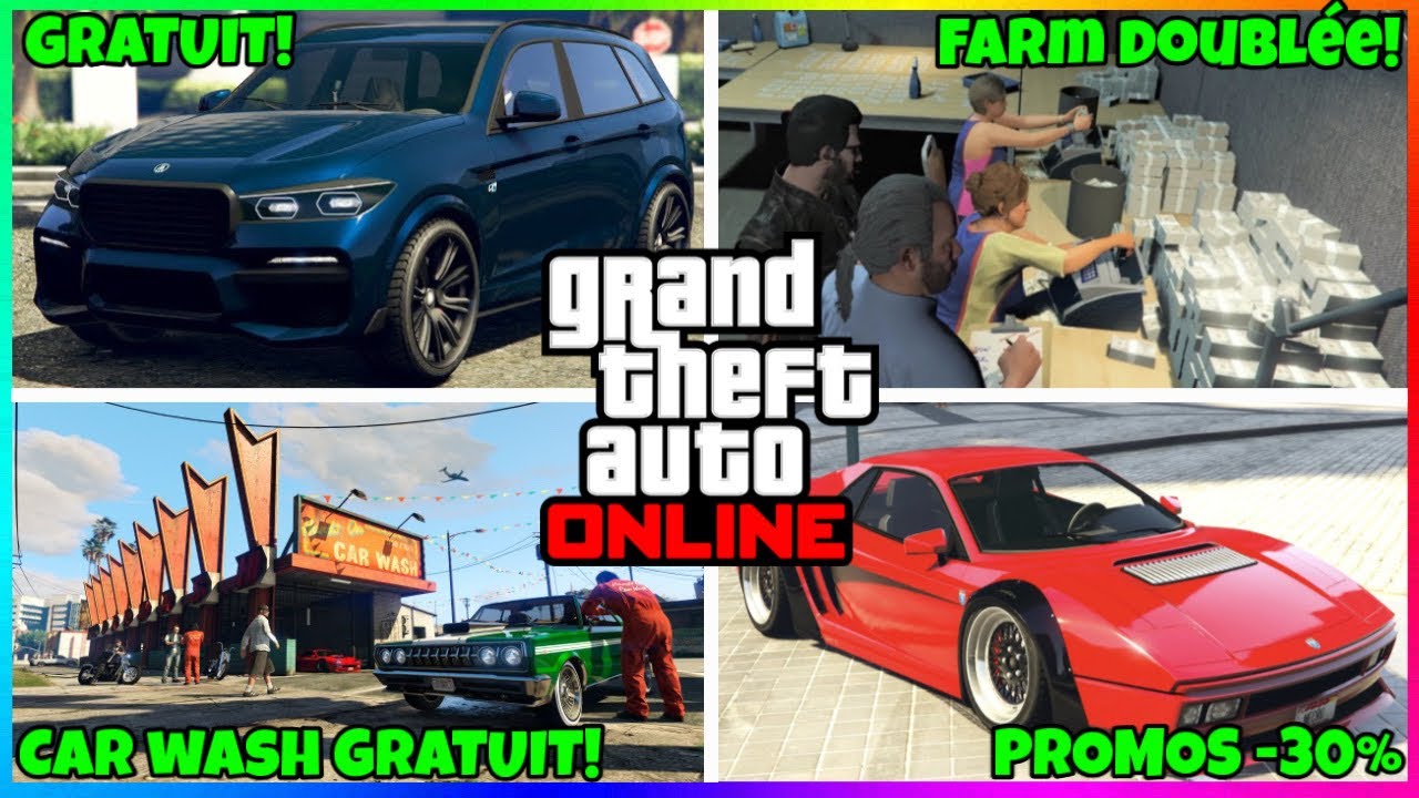 PROMO ET BONUS GTA ONLINE DE LA SEMAINE DU 8/1 & BUSINESS GRATUIT SUR GTA5 ONLINE !!