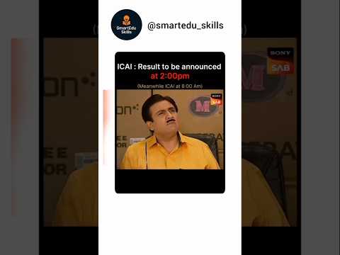 ICAI : result to be announced #caaspirants #camotivation