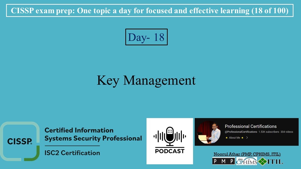 CISSP Exam Prep: Mastering Key Management 🔑