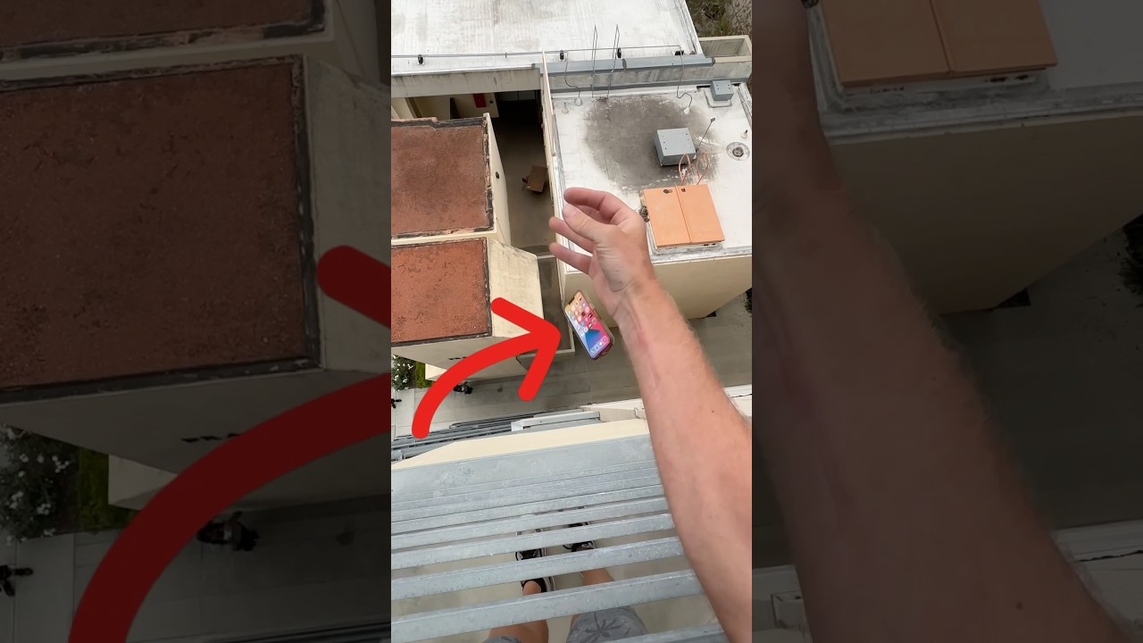 Dropping the iPhone 16 📱 #shorts