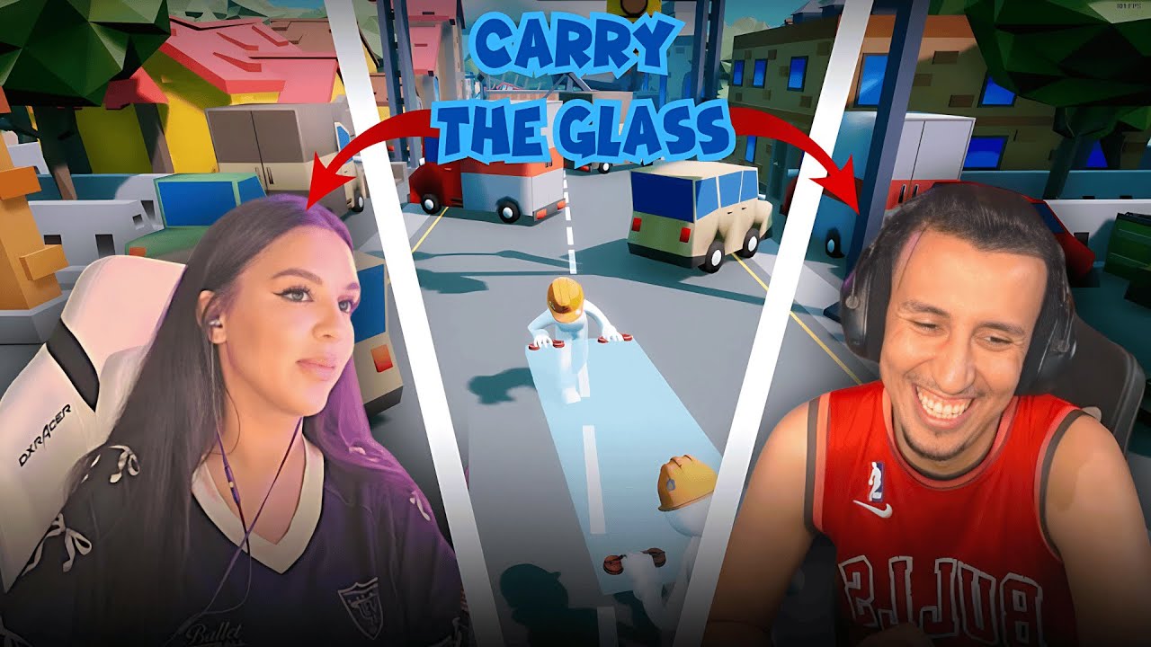 بوجصاعا وصديقته يتحديان الزجاج! من فاز؟🔥