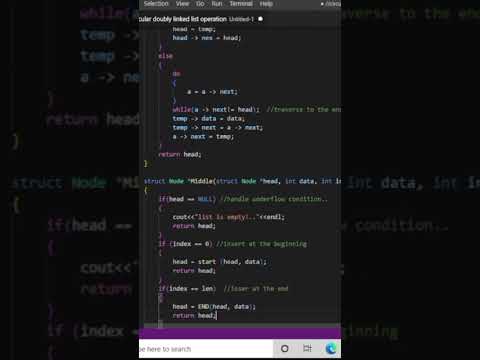 doubly linked list in data structure | data structure | linked list operation #viral #shorts