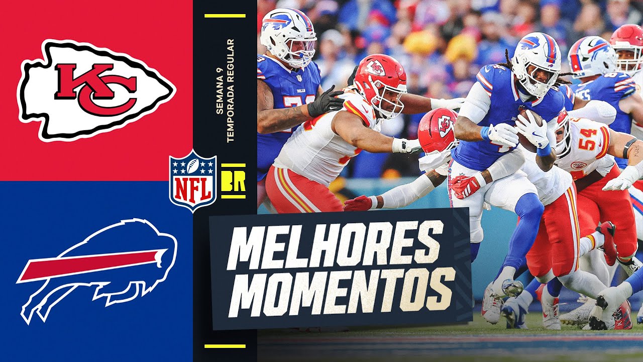 Semana 9: Kansas City Chiefs vs Buffalo Bills | Destaques Imperdíveis da NFL 2025 🏈