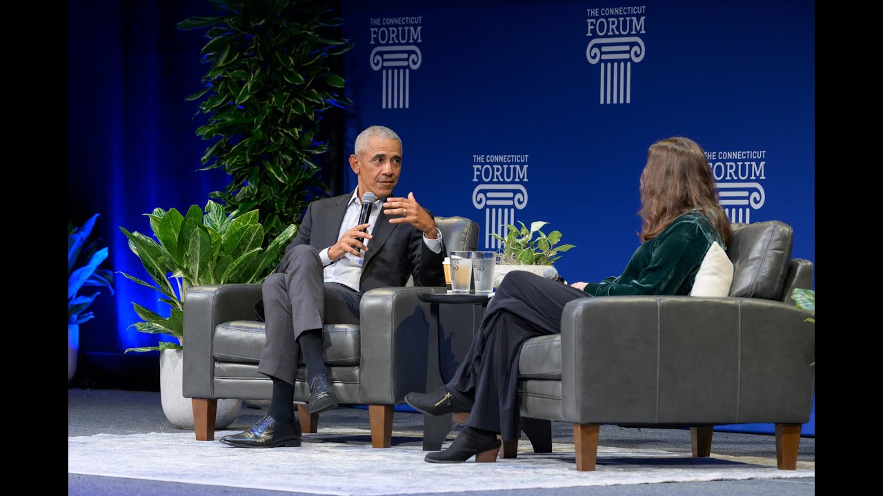 Exclusive: Barack Obama and Heather Cox Richardson Discuss Leadership & History at The Connecticut Forum 🇺🇸