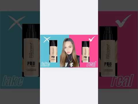Fake & original foundation#makrup #forever52 #makeuptip #onlinemakeupcourse #follow #subscribe #fypシ