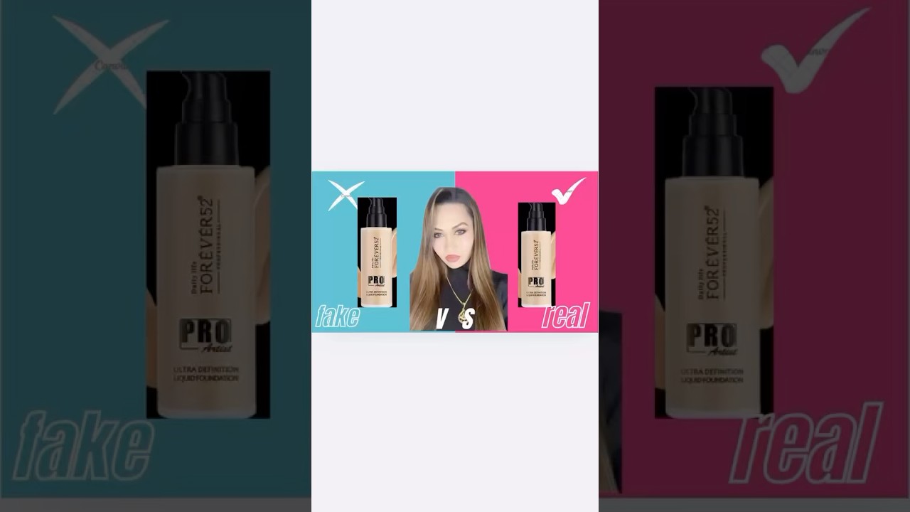 How to Spot Fake vs. Original Forever52 Foundations 🧴