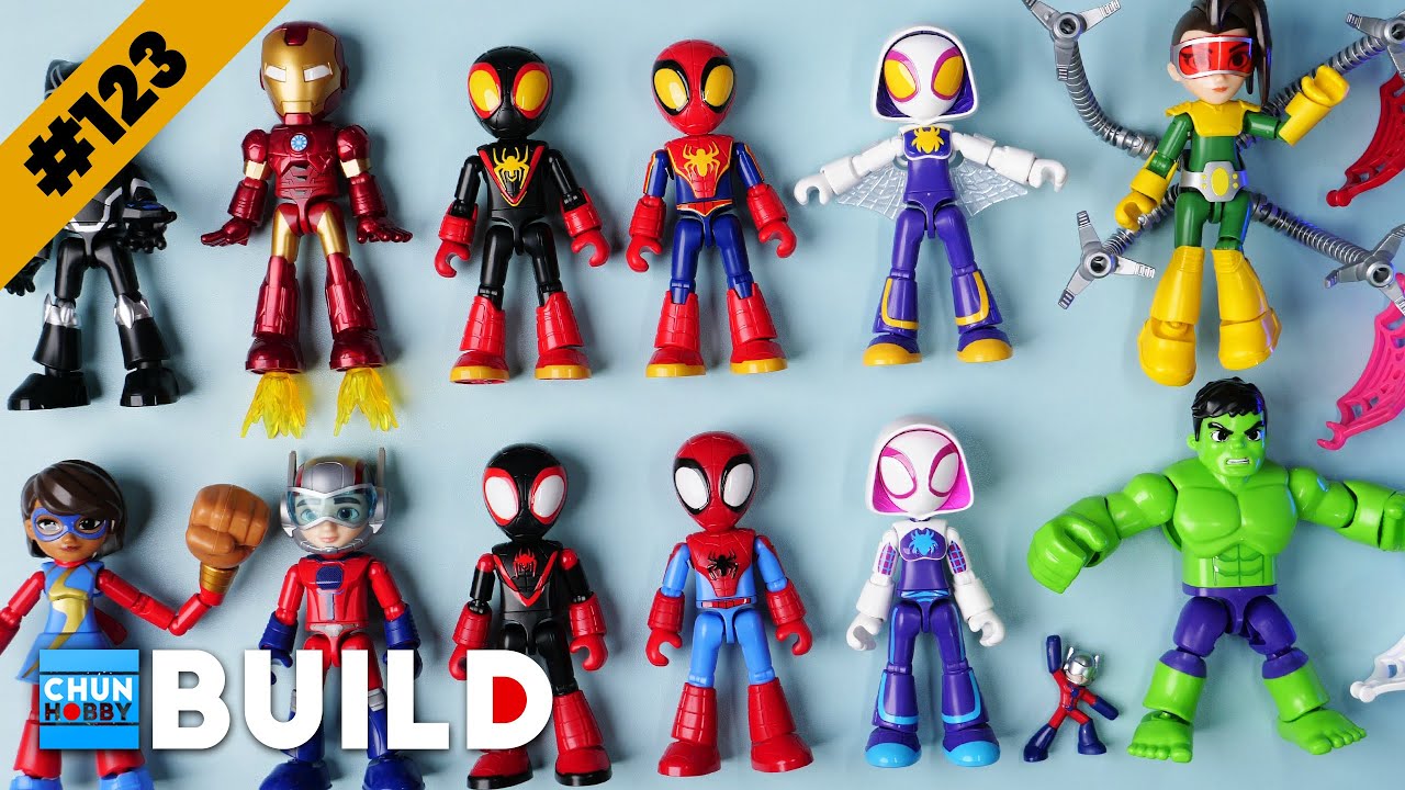 Spider-Man Speed Build! Spidey & Friends Collection 🕷️