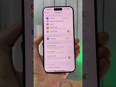 Auto update APPS on iPhone