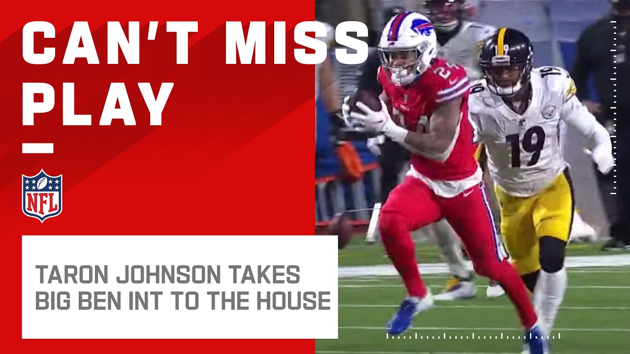 Taron Johnson's Clutch Pick 6 Before Halftime