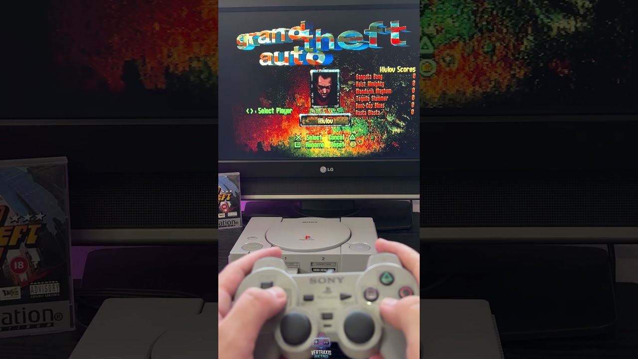 Playing GTA 1 on PS1 in 2025 🎮