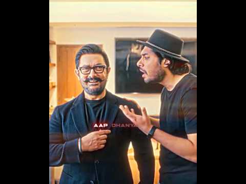 Unexpected collab Amir & Junaid Khan 🎭🤣| #ytshorts #bollywood #aamirkhan #junaidkhan #comedy #fyp