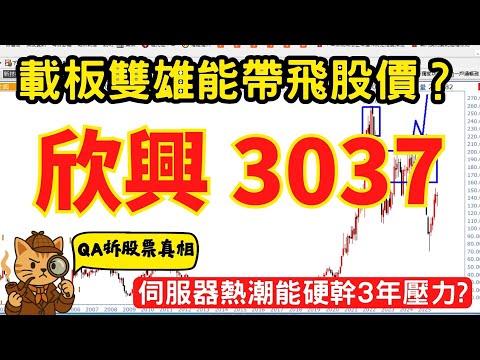 【3037 欣興】欣興被點名為載板雙雄,營收創高、外資喊進!3年壓力區警戒!大架構揭露日線騙局|QA拆股票真相