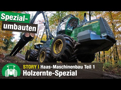 John Deere Forsttechnik | Waldarbeit mit Haas Maschinenbau Teil 1 | Harvester/Rückezug | Lauer Forst