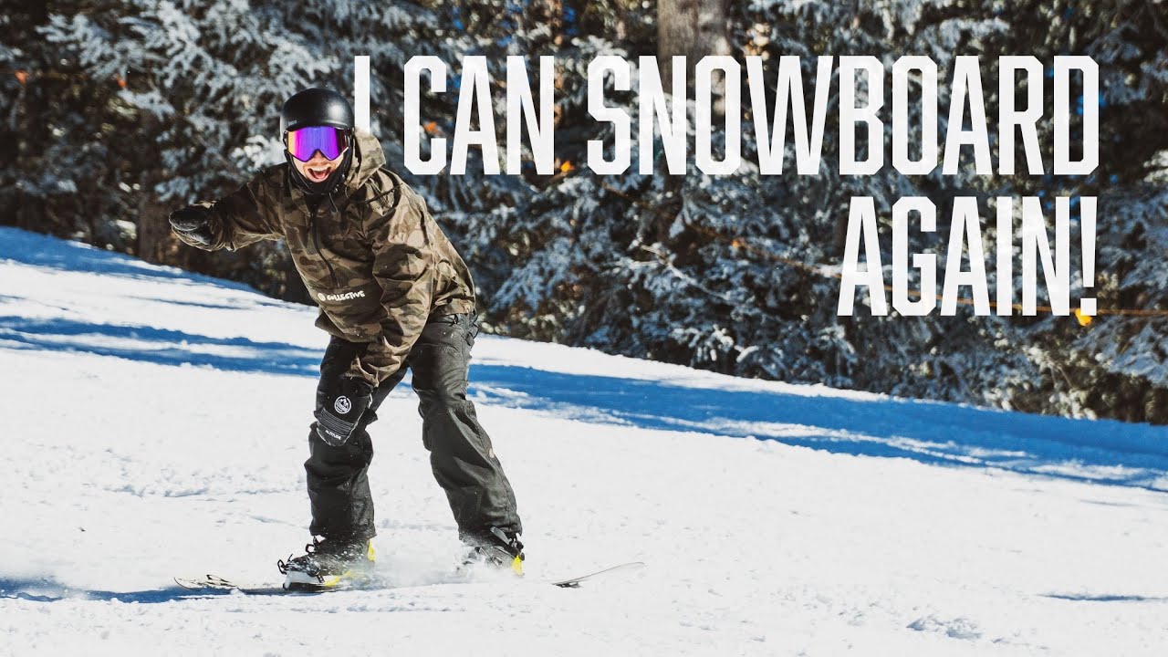 Back on Snowboard After Injury 🏂