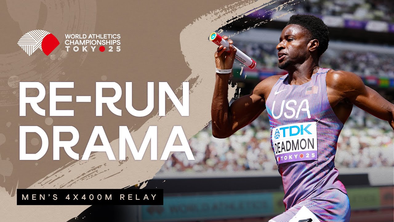 USA Advances to 4x400m Final After Dramatic Rerun at World Championships Tokyo 2025 🏃‍♂️