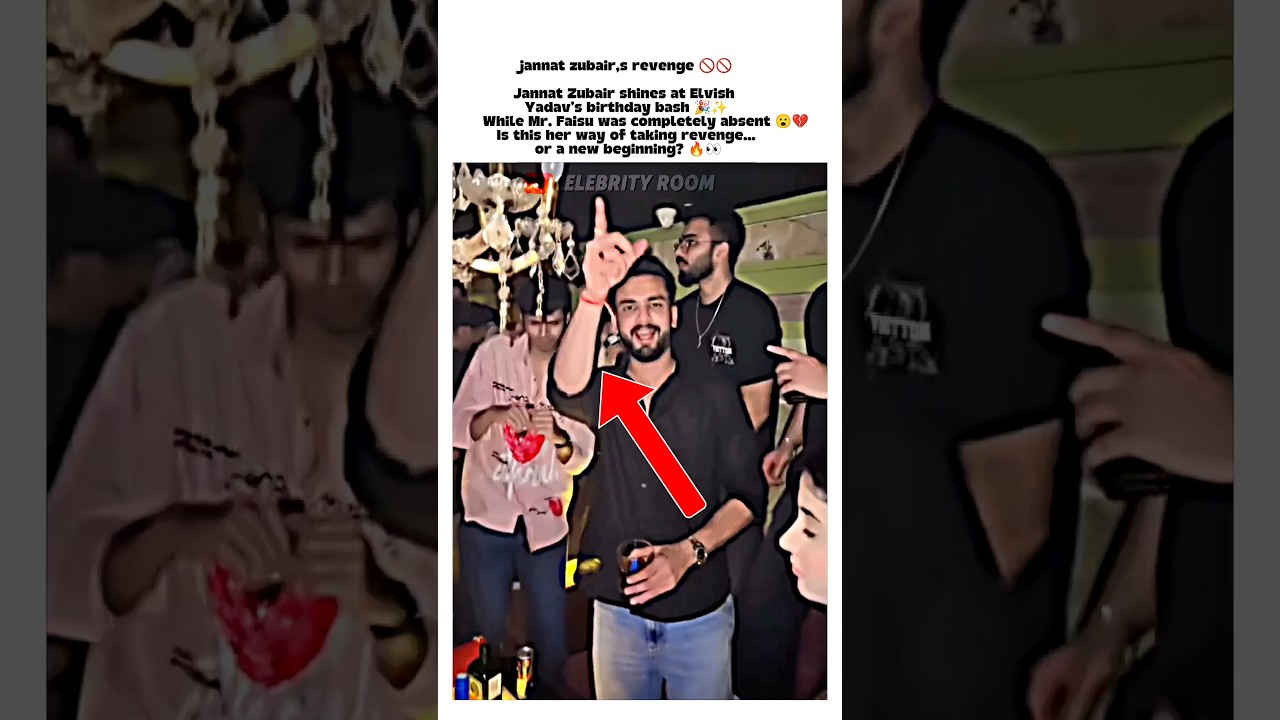 Jannat Zubair Confronts Mr. Faisu at Birthday Bash 🎉