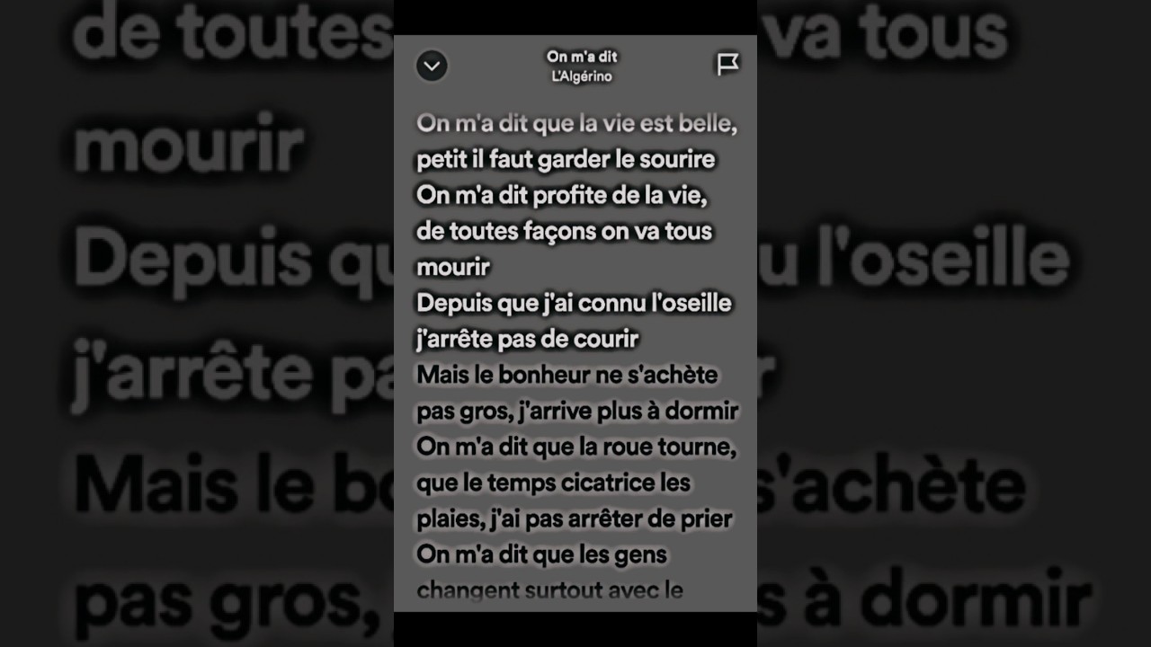 on m'a dit- l'algérino, Jul #onmadit #lalgerino #jul #pourtoi #abonnez