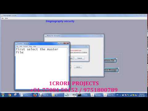 Lossless Compression And Information Hiding In Images Using Steganography | 1 Crore Projects