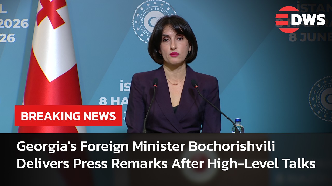 Georgia's Foreign Minister Bochorishvili Delivers Statement After High-Level Istanbul Talks | AC14