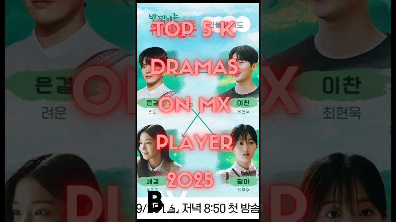 Top 5 K-Dramas on MX Player 2025 | Must Watch Korean Series in Hindi