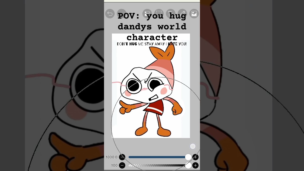 Experience the Cozy Moment: Hugging a Dandy's World Character 🤗