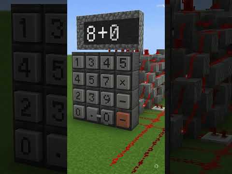 Creating a Functional Calculator in Minecraft with Redstone