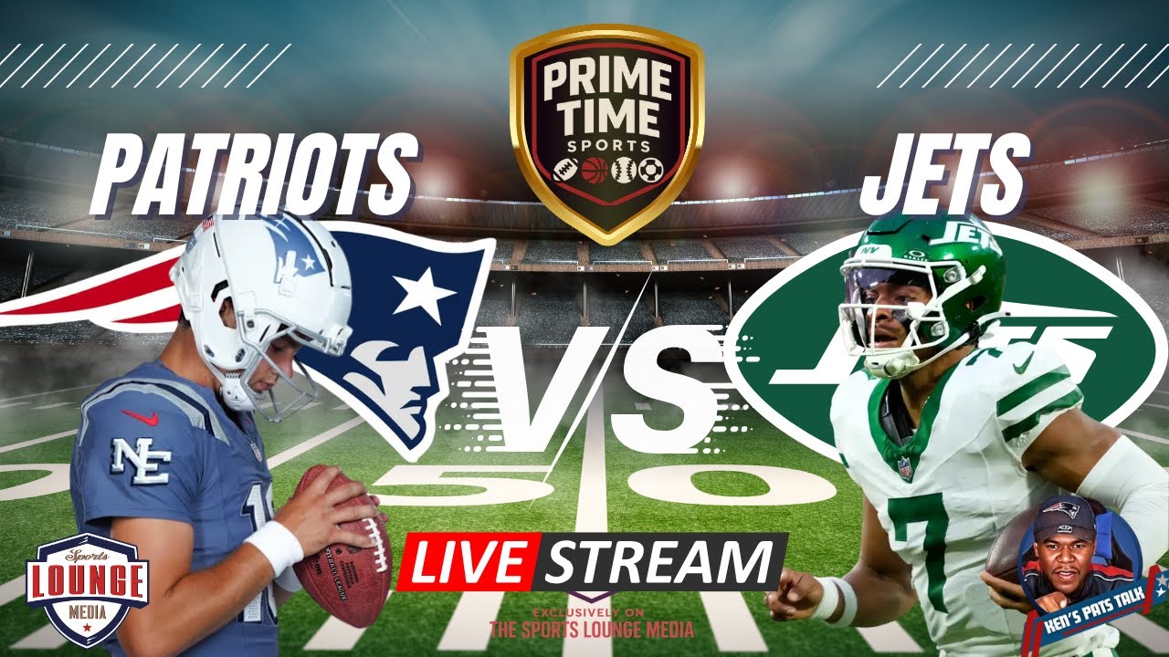 Patriots vs Jets Live Play-by-Play Watch Party 🏈