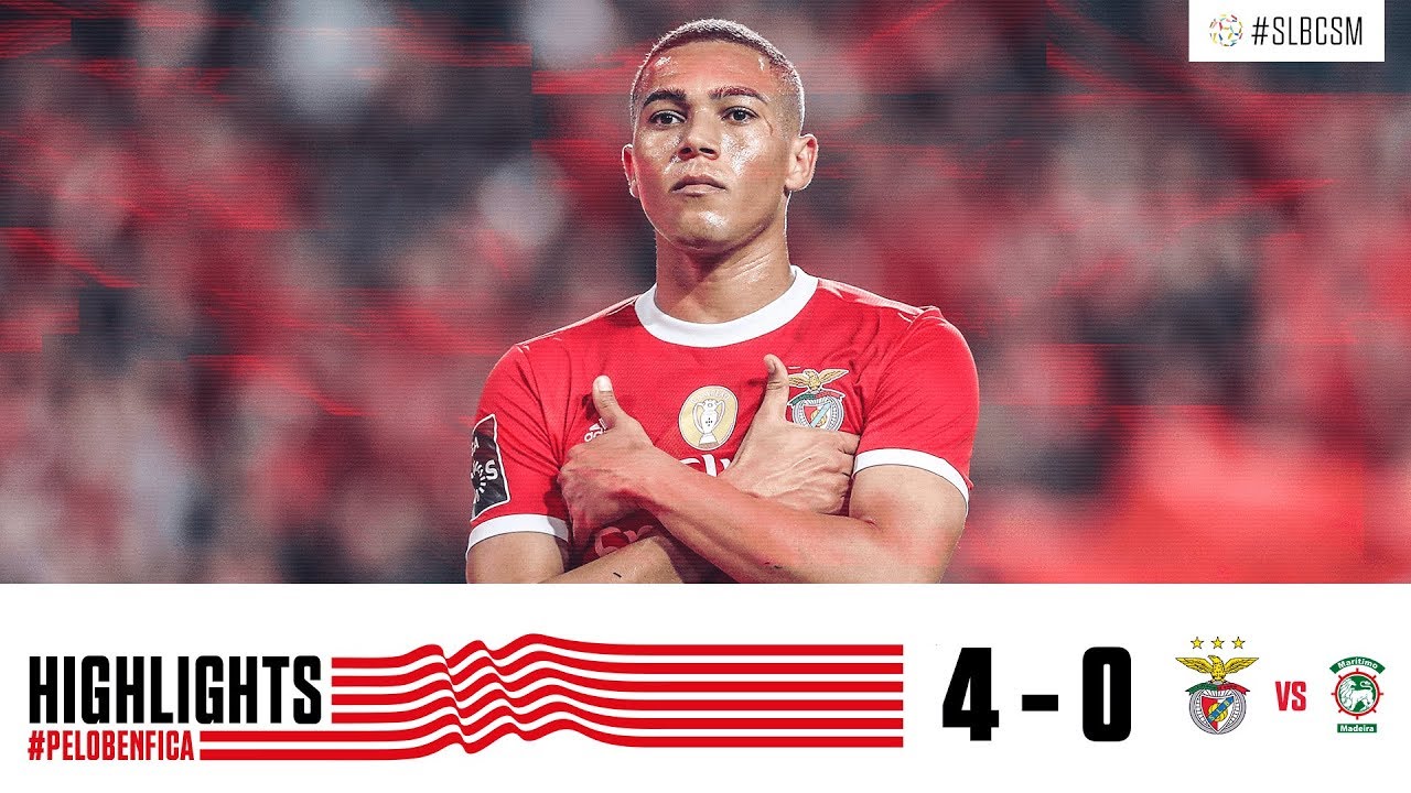 SL Benfica Dominates with 4-0 Victory Over CS Marítimo ⚽