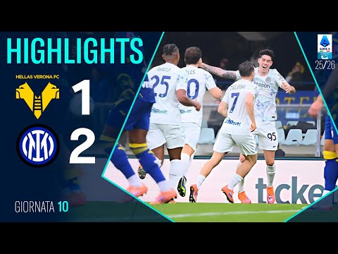 Hellas Verona vs Inter Milan 1-2 Highlights Golas | Serie A 2025 | inter hellas verona